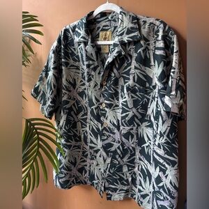 Vintage Joe Marlin Hawaiian Aloha Short Button Down - Men’s Large